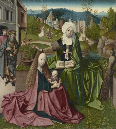 Jungfrau und Kind mit der heiligen Anna, ca. 1495 von Netherlandish School